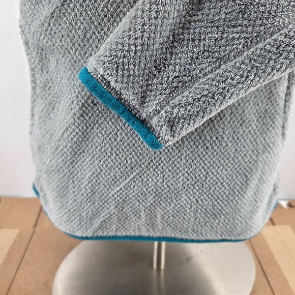 Patagonia Re-Tool Quarter Snap Fleece Pullover Gray/Teal Women's Pro Size Large - Picture 7 of 16